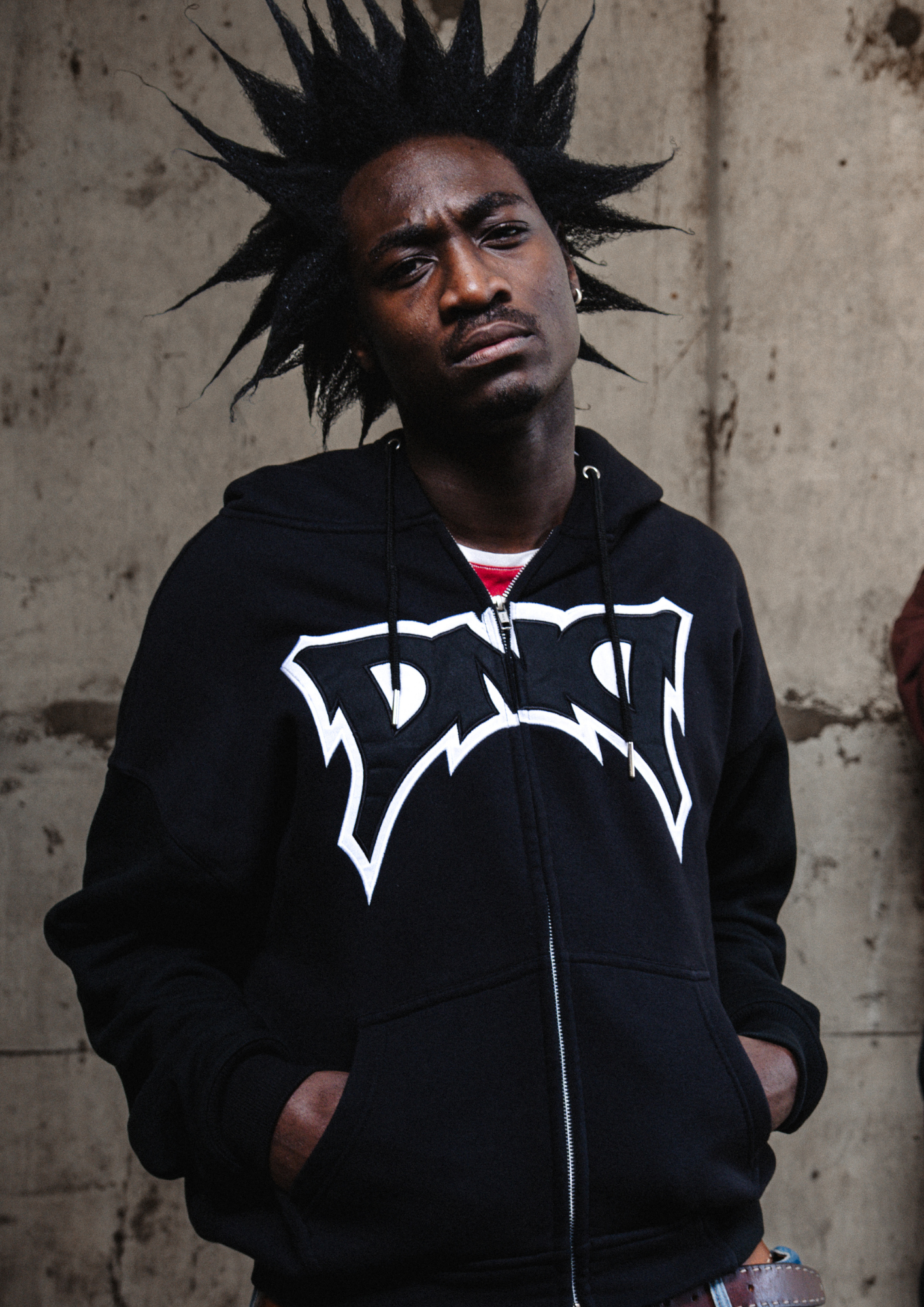 DND APPLIQUÉ ZIP UP HOODIE